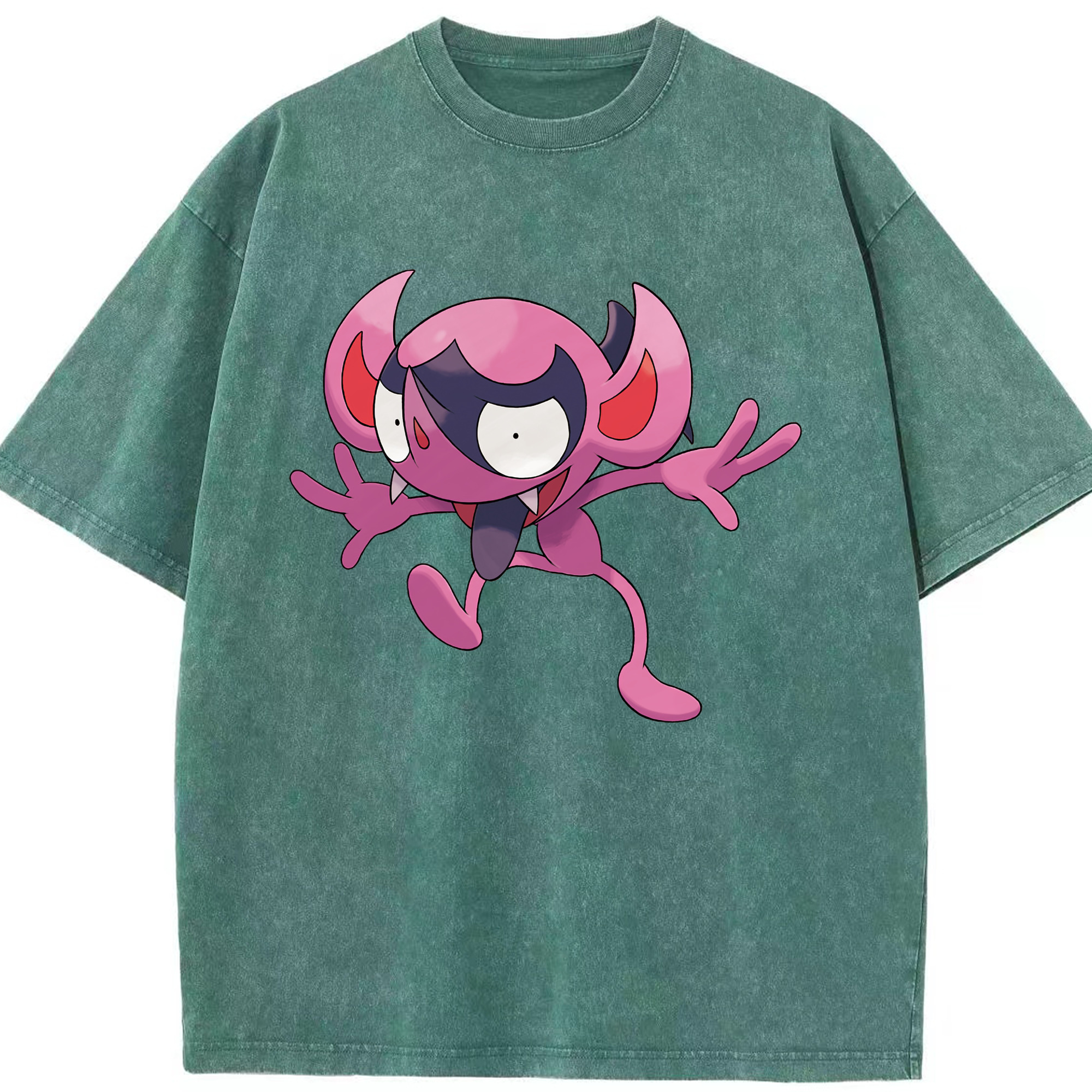 （画像用） ポケットモンスター Pokémon 綿100% ヴィンテージ風 半袖Tシャツ（フロントプリント）